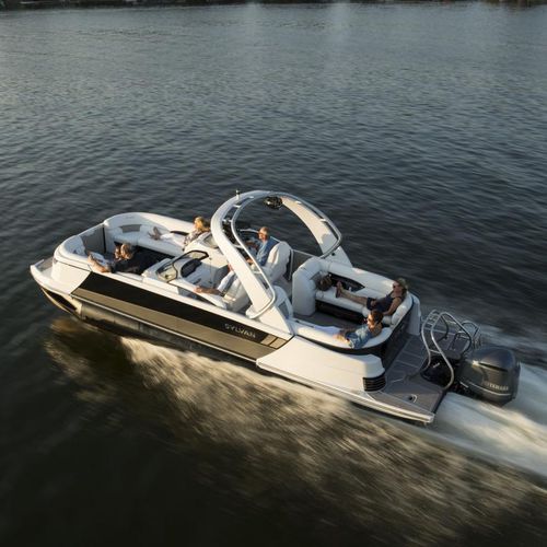 Bateau ponton hors-bord - M5 CRS DC - Sylvan Pontoons - max. 14 personnes