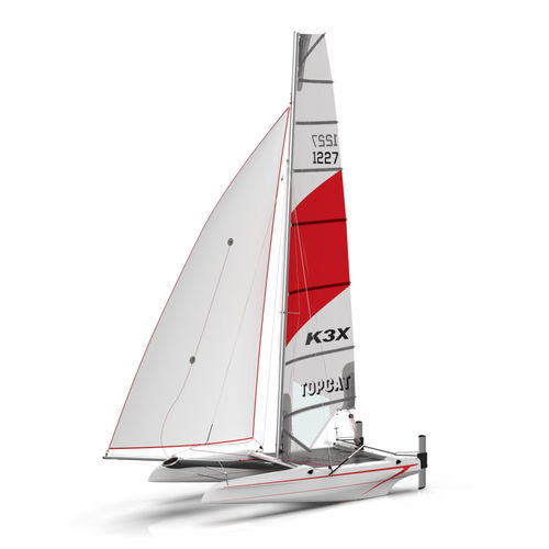 Catamaran de sport de loisir - K3X - Topcat - de régate / solitaire / double