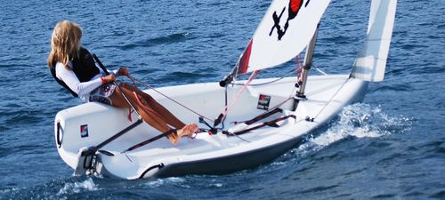Dériveur solitaire - TOPAZ Uno Race Plus - Topper - école / cat boat