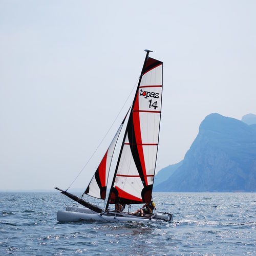 Catamaran de sport de loisir - TOPAZ 14 - Topper - double / double trapèze / spinnaker asymétrique