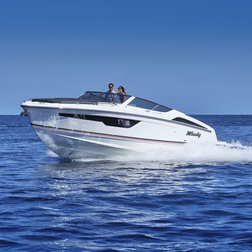 Vedette in-bord - 34 Alizé - Windy - open / à double console / de sport