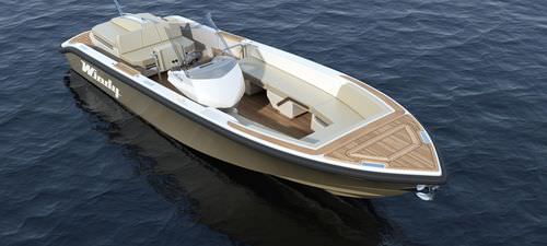 Annexe pour yacht in-bord - SR26 - Windy - monomoteur / à console latérale / open