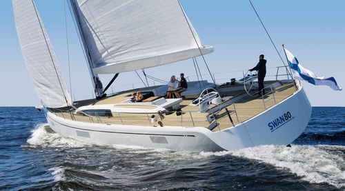 Sailing-yacht de croisière - 80 - Nautor Swan - de course / 4 cabines / à cockpit ouvert