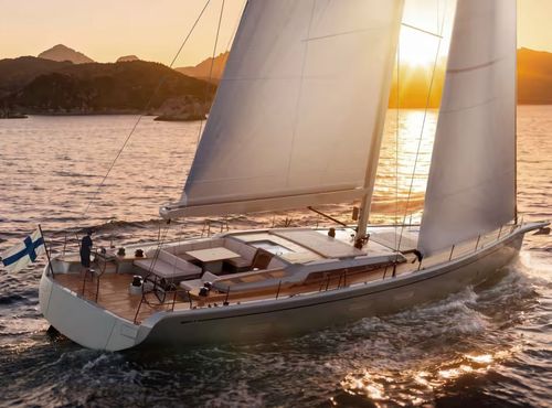 Sailing-yacht de grande croisière - Swan 73 - Nautor Swan - de course-croisière / course-croisière / 3 cabines