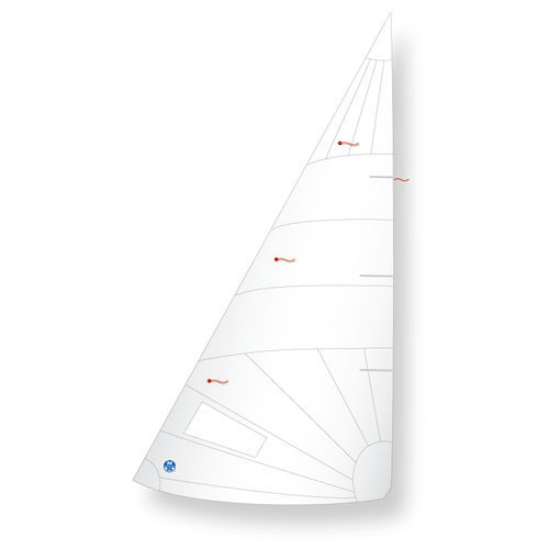 Foc - J-13 - North Sails Sailmaking - pour voilier monotype / en polyester / 420