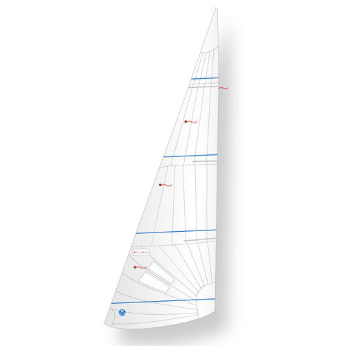 Foc - LM-6R - North Sails Sailmaking - pour voilier monotype / coupe radiale / en polyester