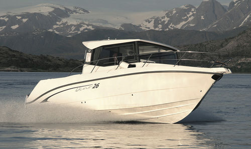 Cabin-cruiser hors-bord - DINO 26 - Capelli - à cockpit fermé / de pêche sportive / max. 8 personnes