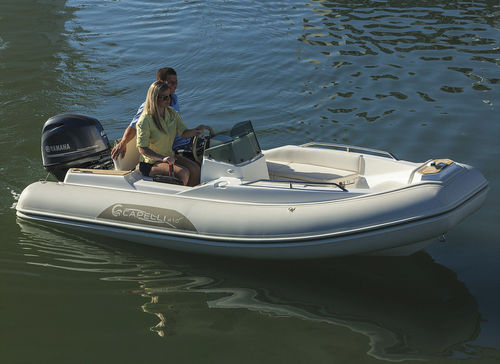 Bateau pneumatique hors-bord - TEMPEST 410 - Capelli - semi-rigide / à console centrale / open