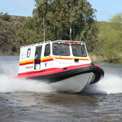 Bateau ambulance - 760 - Falcon Inflatables - hors-bord / bateau pneumatique semi-rigide
