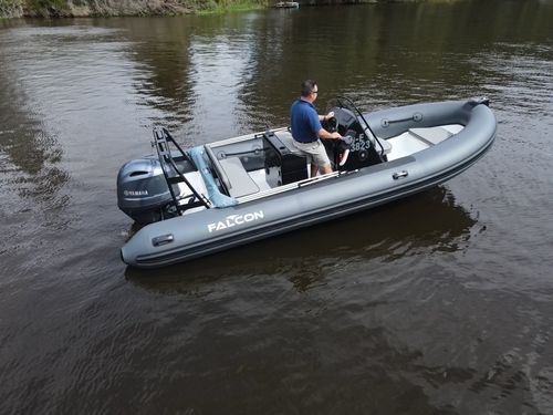 Bateau pneumatique hors-bord - 575  - Falcon Inflatables - essence / bimoteur / RHIB