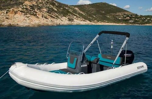 Bateau pneumatique hors-bord - MEDLINE 580 - ZODIAC - RIB / à console latérale / open