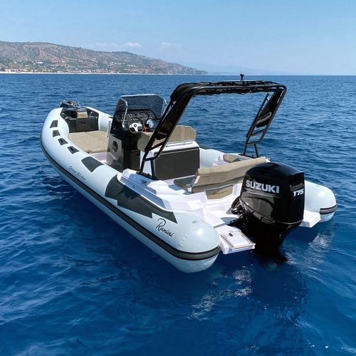Bateau pneumatique hors-bord - CAYMAN 23  - Ranieri International - semi-rigide / à console centrale / open