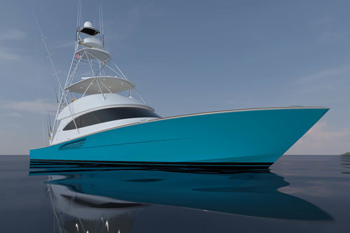 Motor-yacht de pêche sportive - 70 C - Viking Yachts - de grande croisière / convertible / à fly