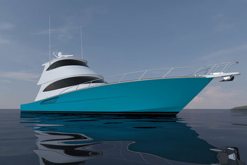 Motor-yacht de pêche sportive - 70 EB - Viking Yachts - moderne / à fly fermé / à salon de pont