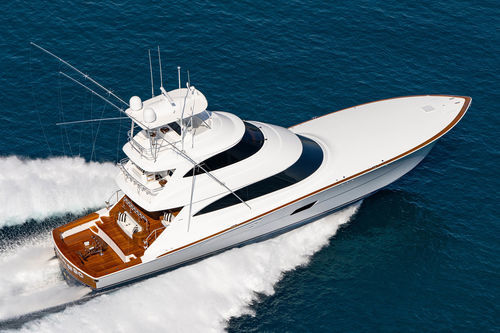 Motor-yacht de pêche sportive - 90 SB - Viking Yachts - convertible / à fly fermé / à console centrale