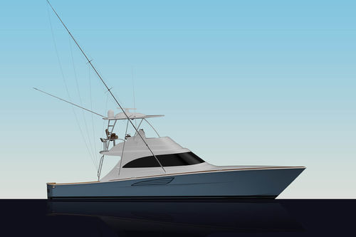 Motor-yacht de pêche sportive - 50 BF - Viking Yachts - offshore / convertible / à fly