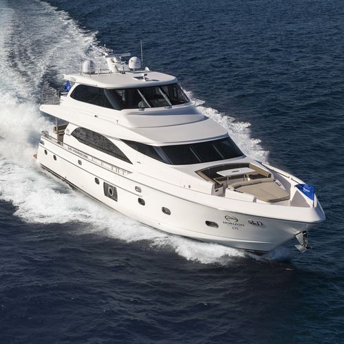 Motor-yacht de croisière - E75  - Horizon - à fly fermé / 3 cabines / 4 cabines
