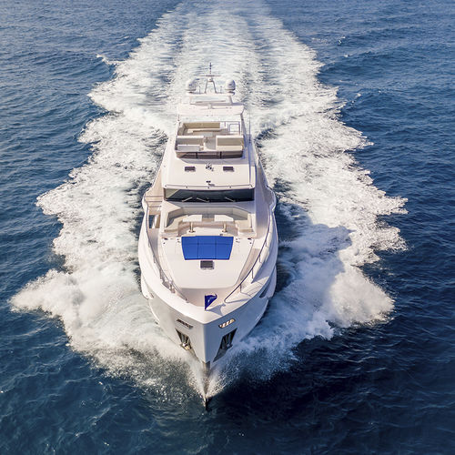 Super-yacht de croisière - FD100 Tri-deck - Horizon - à fly / avec timonerie / 7 cabines