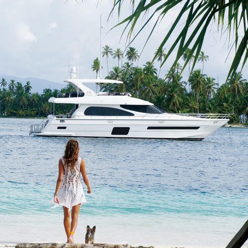Motor-yacht de croisière - E62 - Horizon - à fly / 2 cabines
