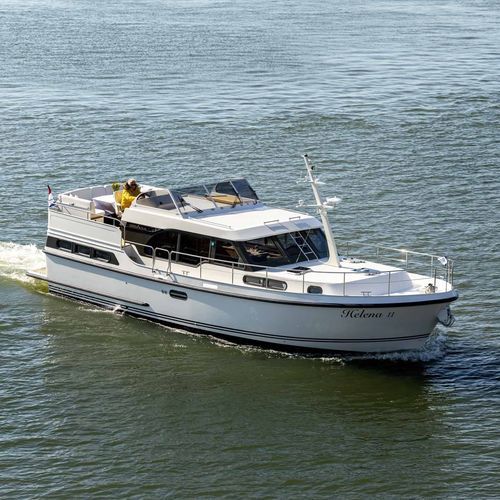 Vedette in-bord - 40 SL AC - Linssen Yachts B.V. - à fly / en acier / 2 cabines