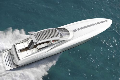 Motor-yacht haute performance - 70' - Magnum Marine - soft-top / 2 cabines / coque planante