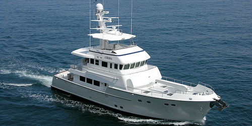 Motor-yacht rapide - 76 - Nordhavn - trawler / à fly / coque à déplacement