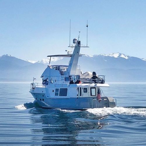 Vedette in-bord - 475 - Nordhavn - bimoteur / à fly / avec cabine