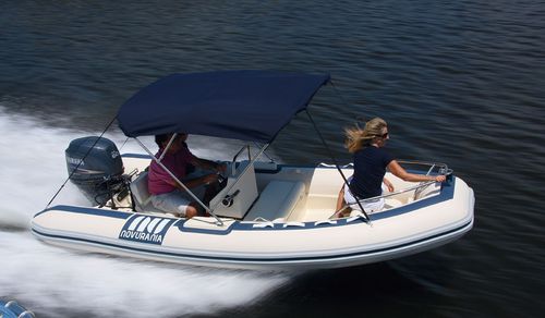 Bateau pneumatique hors-bord - Deluxe Series 430 - Novurania - semi-rigide / open / à console latérale
