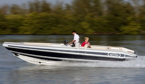 Coque open hydrojet - Chase Series 27 - Novurania - diesel / à console centrale / de pêche sportive