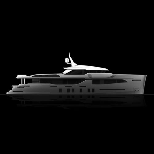 Super-yacht de croisière - 115' SD EDGE DESIGN - Otam - avec timonerie / 5 cabines / coque semi-planante