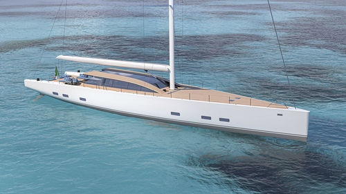 Sailing-superyacht de croisière - wind130 - Wally - 4 cabines / à cockpit ouvert / en carbone