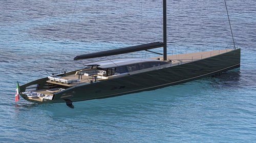 Sailing-superyacht de croisière - wind150 - Wally - de course / à cockpit ouvert / sloop