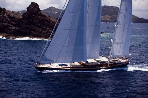 Sailing-superyacht de croisière - CHRISTOPHER - Pendennis - 4 cabines / à cockpit ouvert / en aluminium