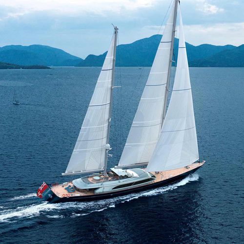 Sailing-superyacht de croisière - MELEK - Perini Navi - 5 cabines / à salon de pont / en aluminium