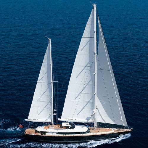 Sailing-superyacht de croisière - ENTERPRISE - Perini Navi - 5 cabines / avec timonerie / en aluminium