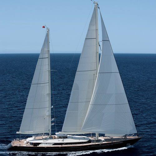 Sailing-superyacht de croisière - ASAHI  - Perini Navi - 5 cabines / à salon de pont / en aluminium