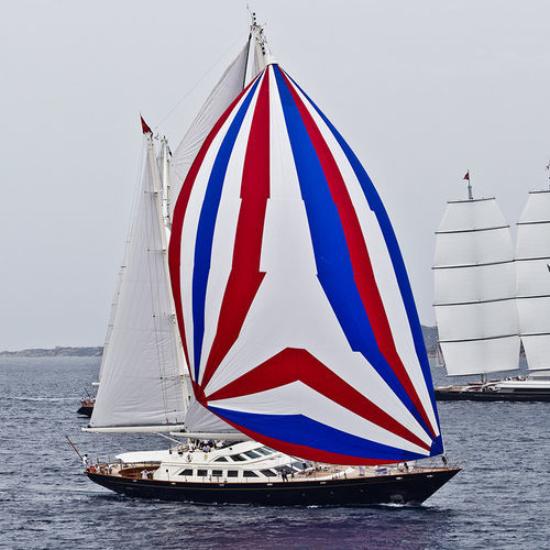Sailing-superyacht de croisière - PRINCIPESSA VAIVIA - Perini Navi - avec timonerie / en aluminium / ketch