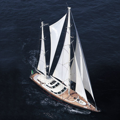 Sailing-superyacht de croisière - NORFOLK STAR - Perini Navi - à salon de pont / en aluminium / ketch