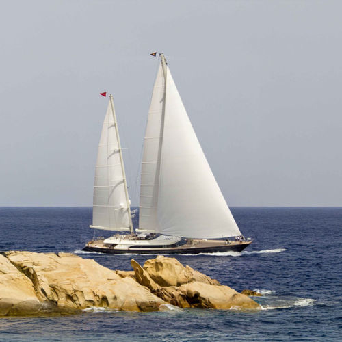 Sailing-superyacht de croisière - FIDELIS - Perini Navi - 5 cabines / à salon de pont / en aluminium