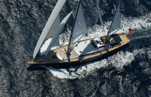 Sailing-superyacht de croisière - PAZ - Perini Navi - de grande croisière / à fly / en acier