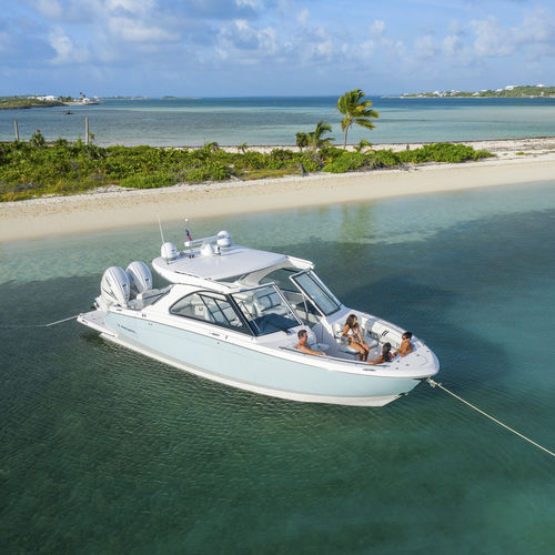 Vedette hors-bord - LX36 - Regal - bimoteur / à double console / bow-rider