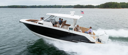Vedette bimoteur - 34 SAV - Regal - open / à console centrale / de pêche