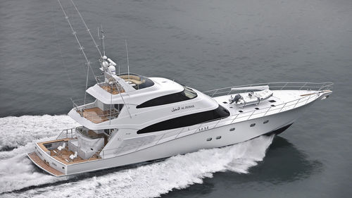 Super-yacht de pêche sportive - AL DUHAIL - Warwick Yacht Design - à fly / à déplacement / en composite