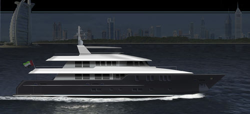 Super-yacht de croisière - W 42M LM  - Warwick Yacht Design - avec timonerie / 7 cabines / coque à déplacement