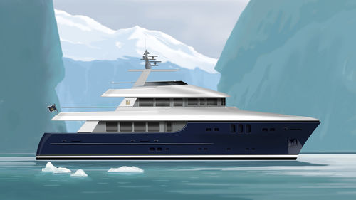 Motor-yacht pour expédition - W 96 - Warwick Yacht Design - explorer / raised pilothouse / 4 cabines