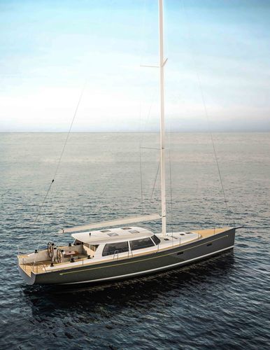 Sailing-yacht de croisière - SOU’WESTER 53 - Hinckley - 2 cabines / à cockpit ouvert / double barre à roue