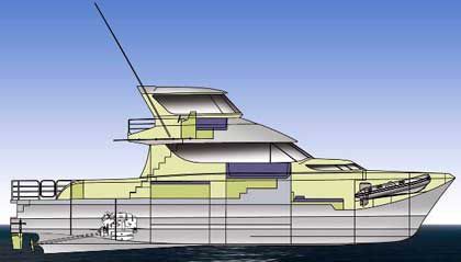 Motor-yacht catamaran - LC 5800 - LeisureCat - de pêche sportive / à fly fermé / hard-top