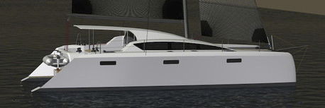 Catamaran - Grainger 45 - Pedigree Cats - de croisière / 3 cabines / à cockpit fermé