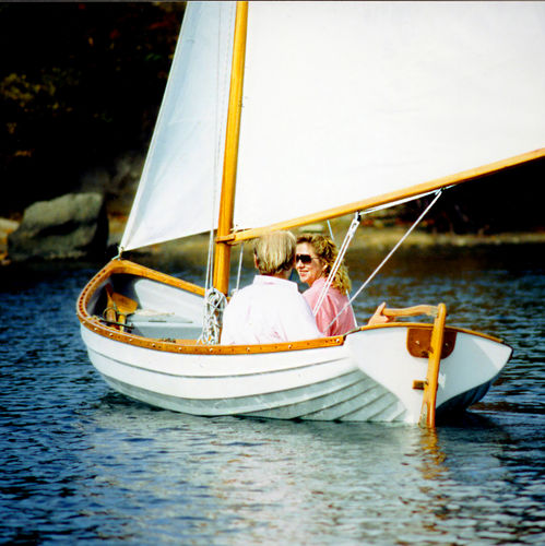 Canot voile-aviron traditionnel - Spirit® 17  - Whitehall Rowing & Sail - à cockpit ouvert / sloop