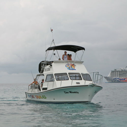 Bateau à passagers - Newton 36' - Newton Boats - bateau de support pour la plongée / in-bord / en fibre de verre